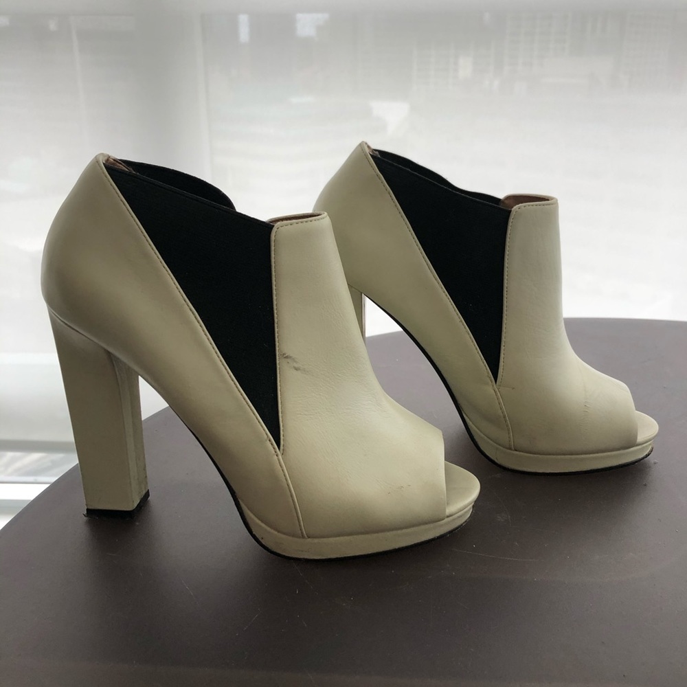 Aldo peep toe booties
